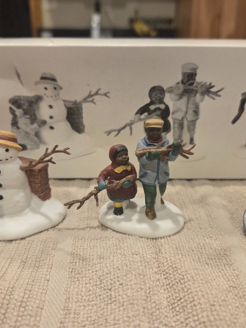 Vintage Department 56 Playing In The Snow Village Collection